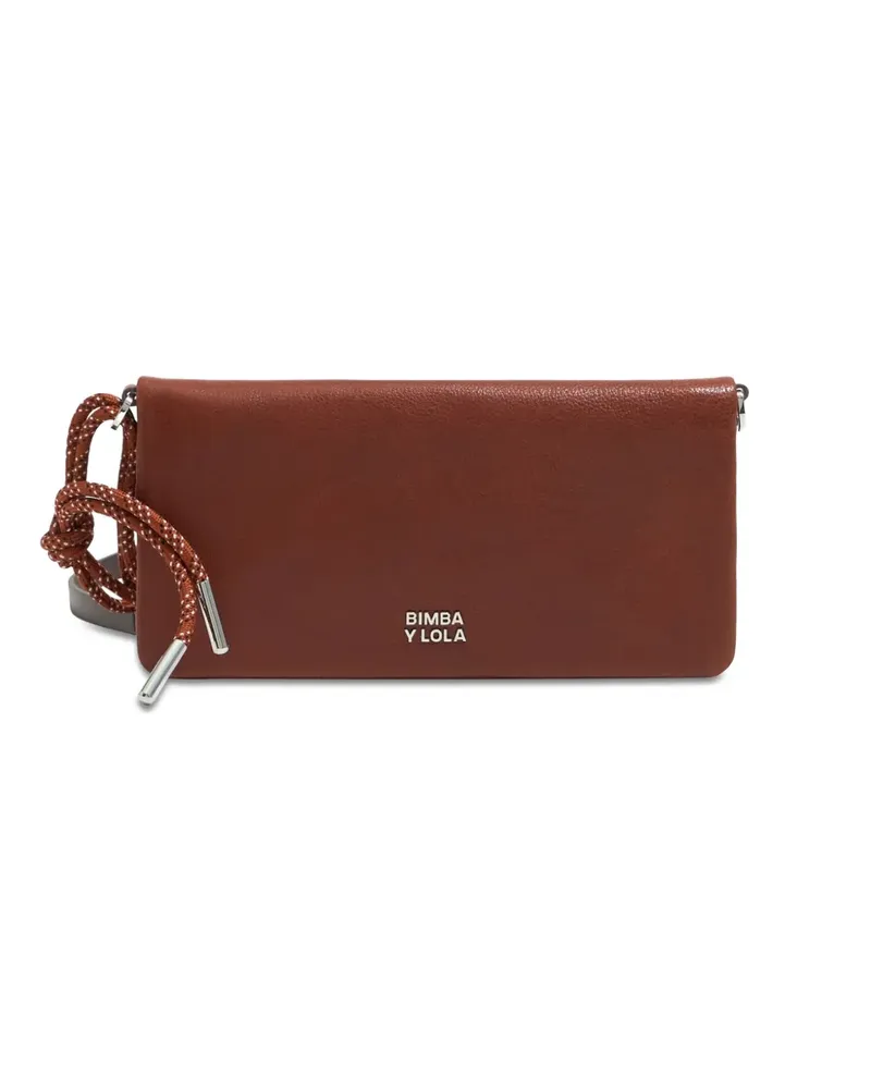 BIMBA Y LOLA Mini-Tasche aus Leder - Braun Braun