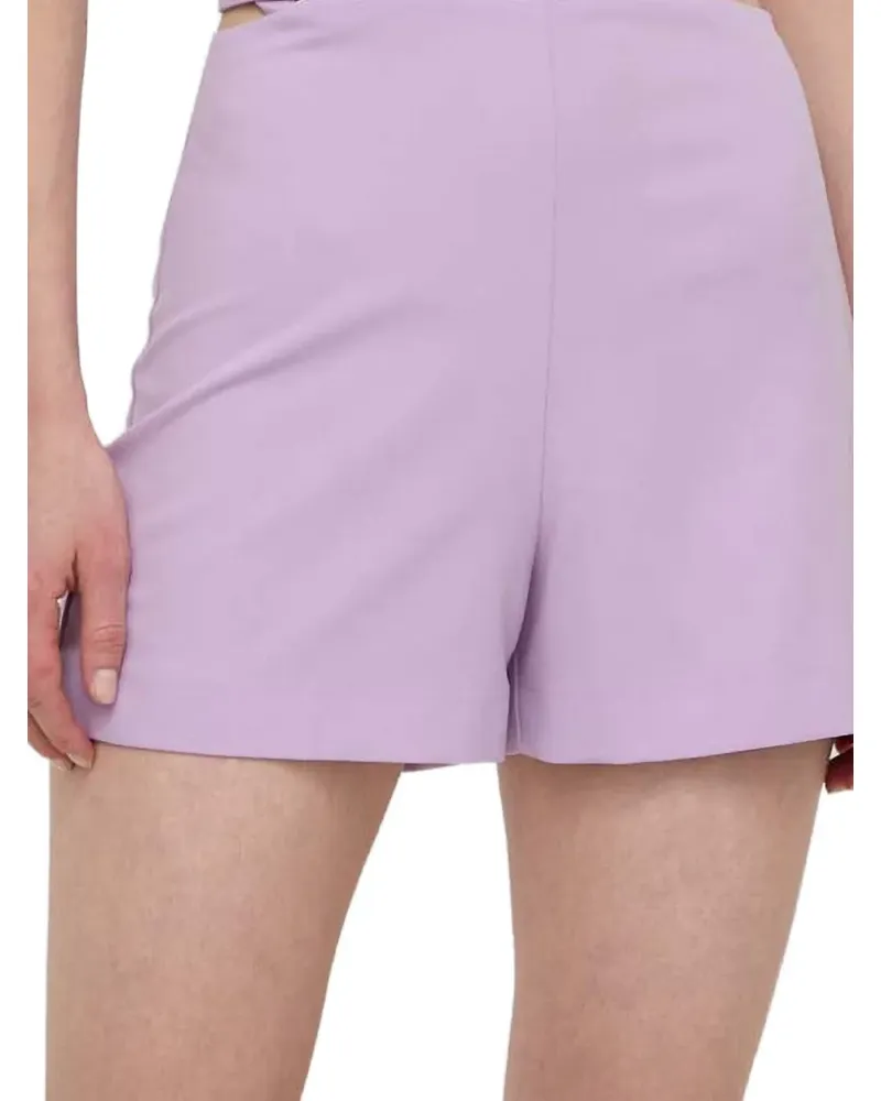 Patrizia Pepe cut-out detail shorts - Violett Violett