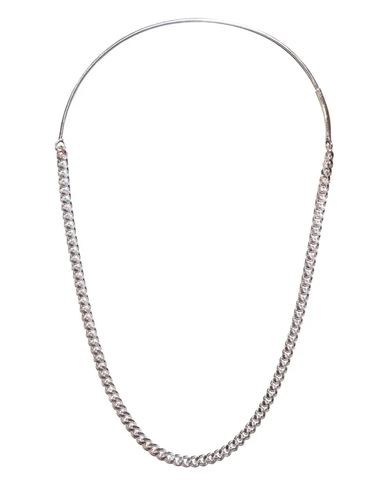 Saskia Diez Grand Chained Creole - Silber Silber