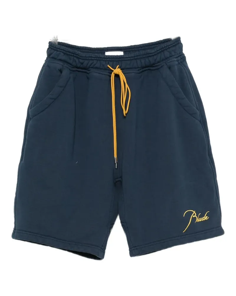 RHUDE Shorts mit aufgesetzter Tasche - Blau Blau