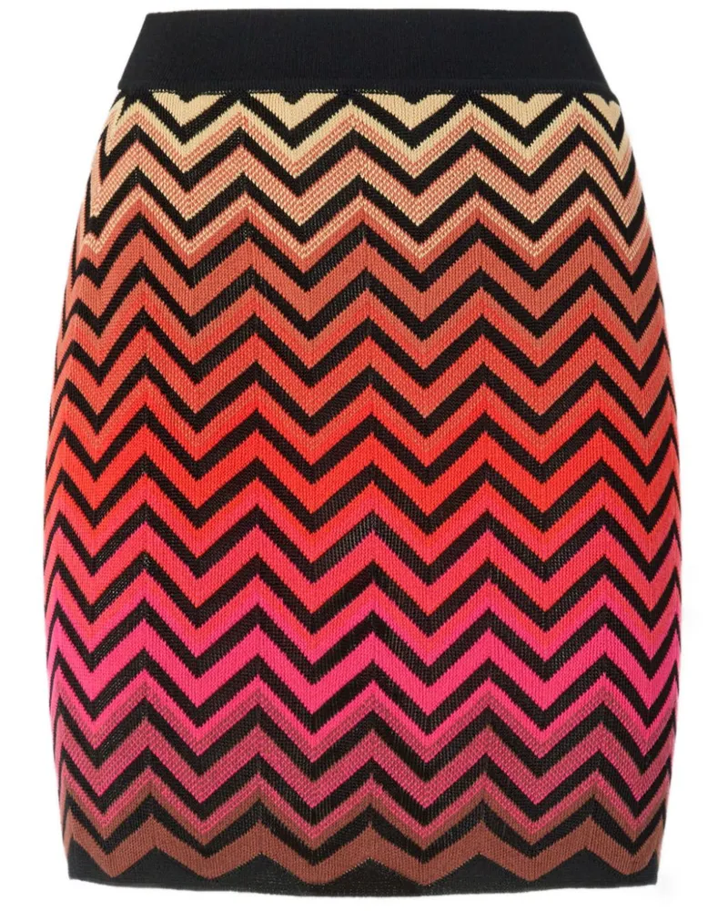 Missoni Minirock mit Zickzackmuster - Orange Orange