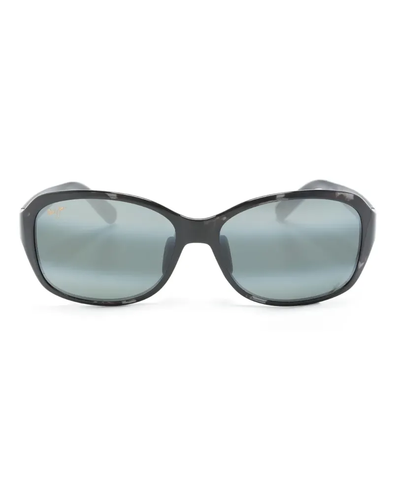 Maui Jim Koki Beach Sonnenbrille mit eckigem Gestell - Schwarz Schwarz