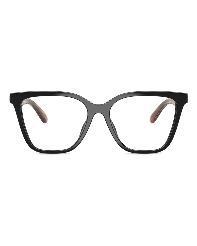 Emporio Armani Brille im Cat-Eye-Design - Schwarz Schwarz