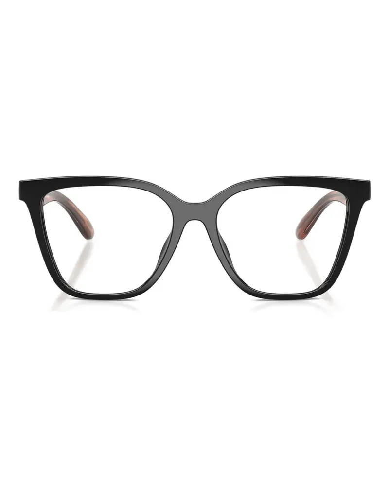 Emporio Armani Brille im Cat-Eye-Design - Schwarz Schwarz