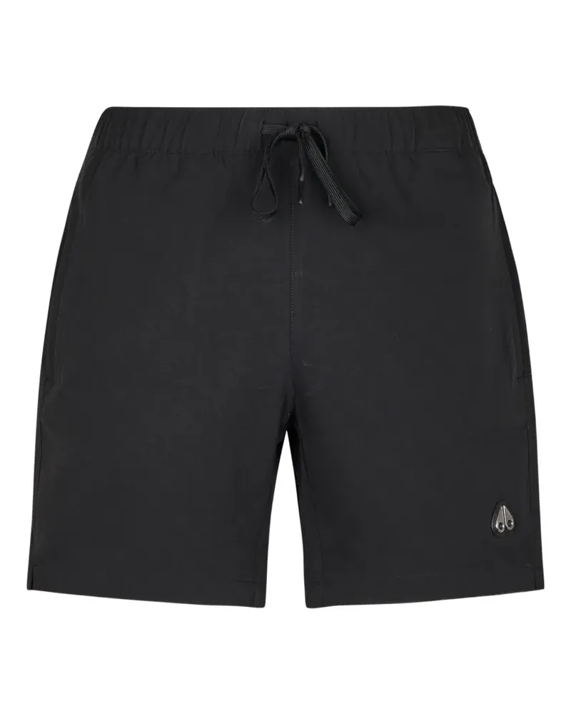Moose Knuckles drawstring swim shorts - Schwarz Schwarz