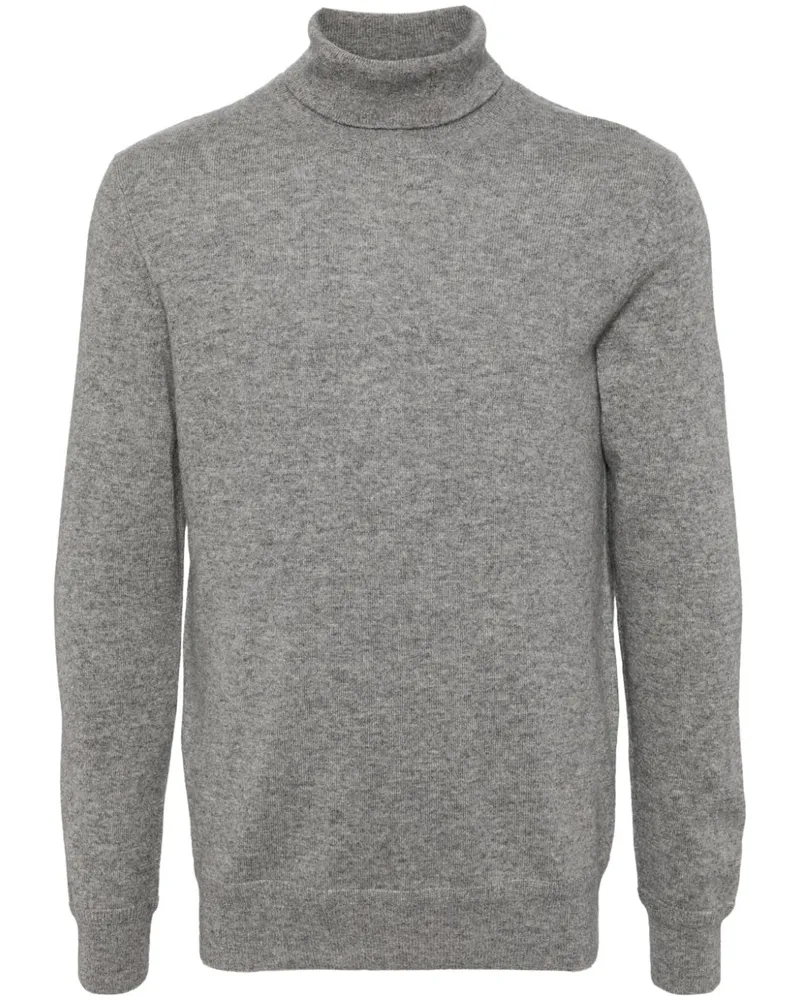 ManOnTheBoon Pullover mit Rollkragen - Grau Grau