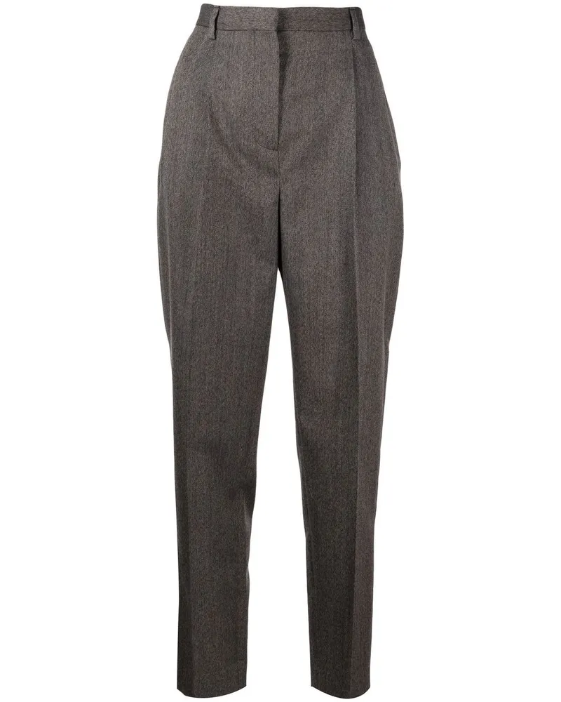 Tory Burch Tapered-Hose mit hohem Bund - Grau Grau