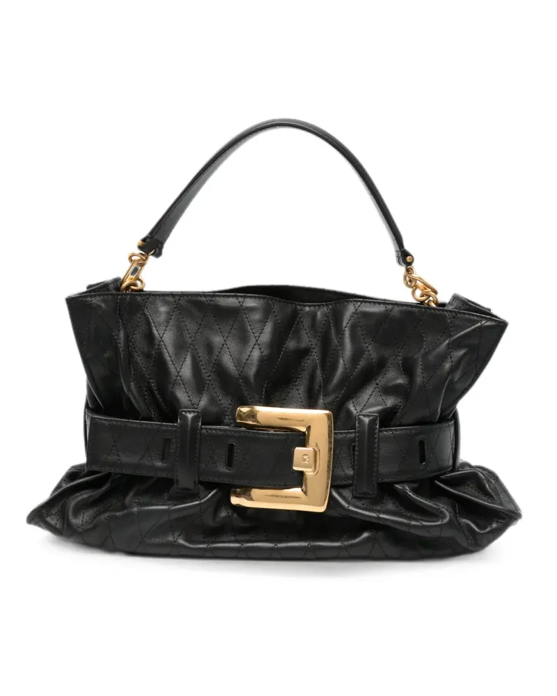 Balmain leather tote bag - Schwarz Schwarz