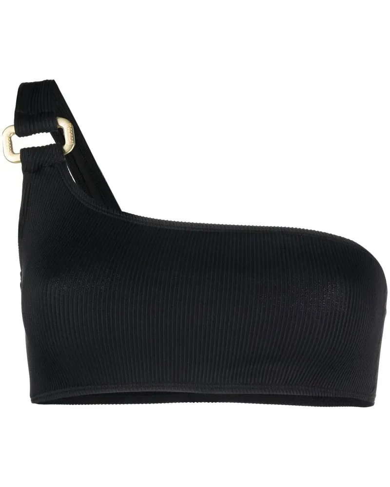 Wolford Einschultriges Bikinioberteil - Schwarz Schwarz