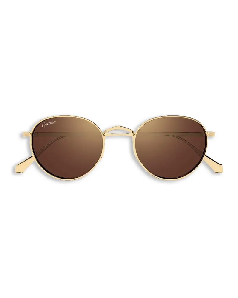 Cartier Runde Sonnenbrille - Gold Gold