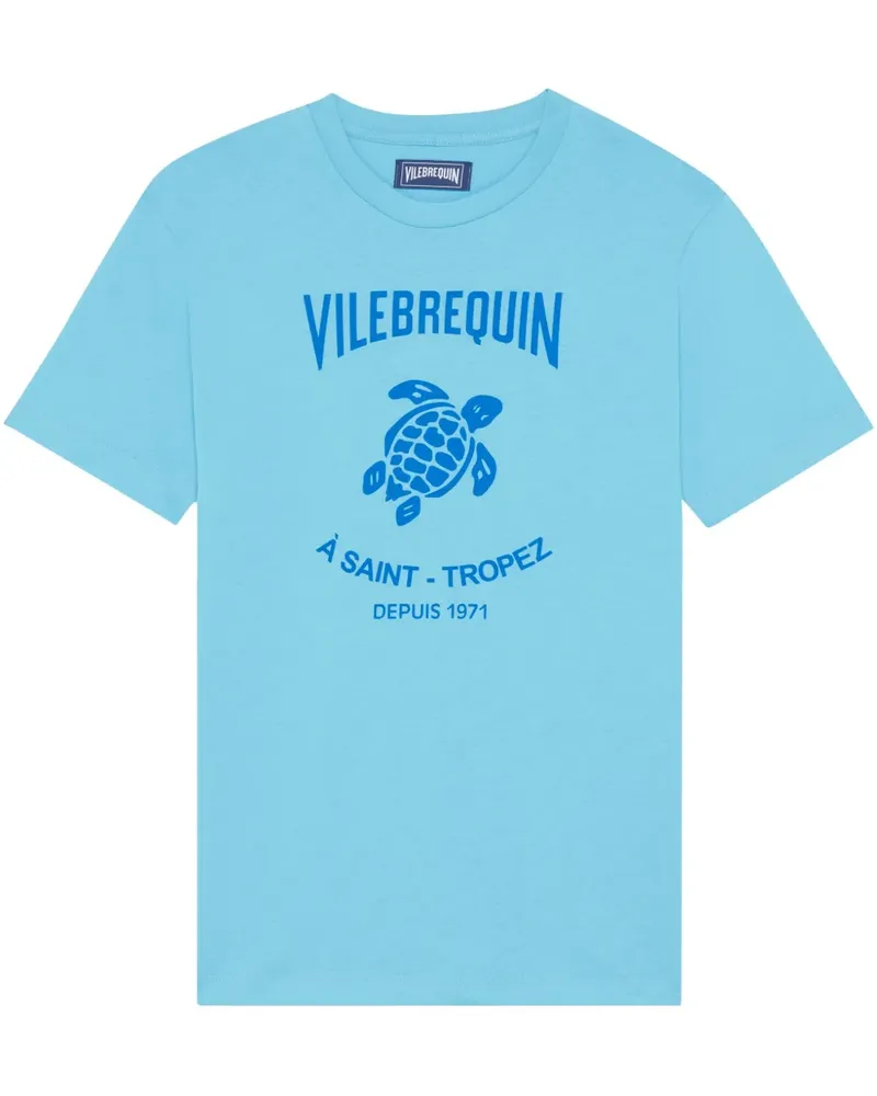 Vilebrequin Placed Gomy Logo T-Shirt - Blau Blau