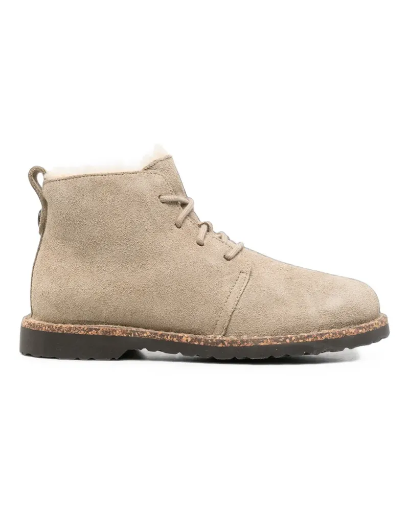 Birkenstock Clark Stiefel mit Shearling-Futter - Nude Nude