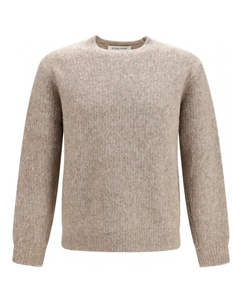 Sunflower crew-neck knit sweater - Nude Nude