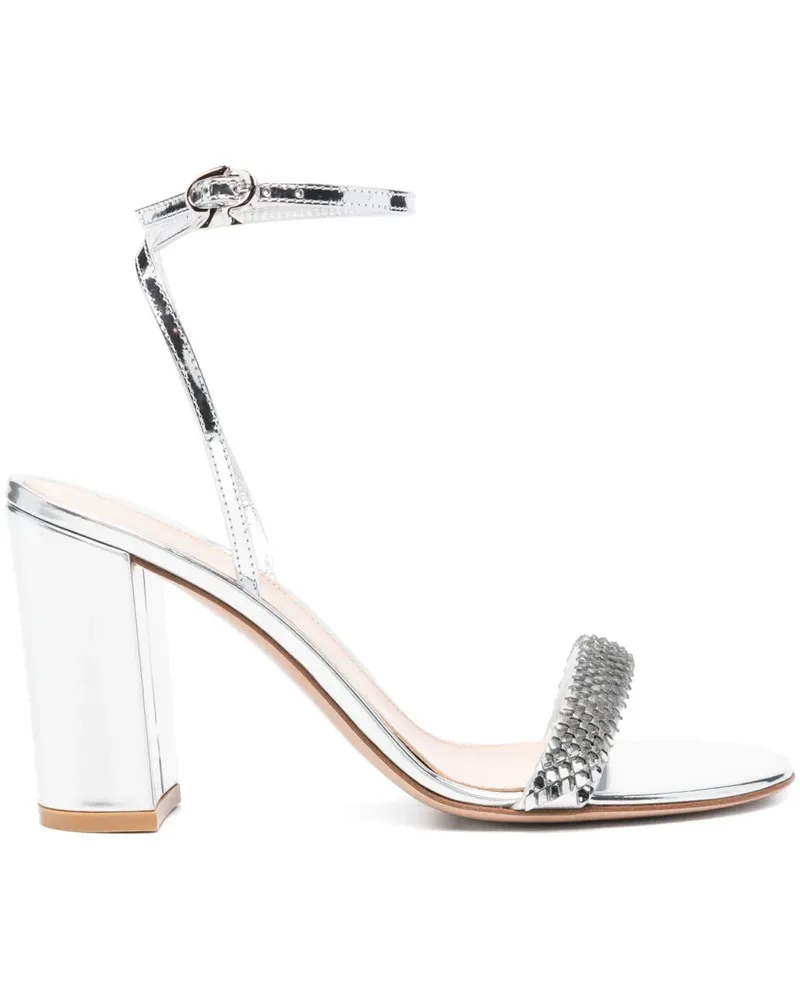 Gianvito Rossi Sandalen 80mm - Silber Silber