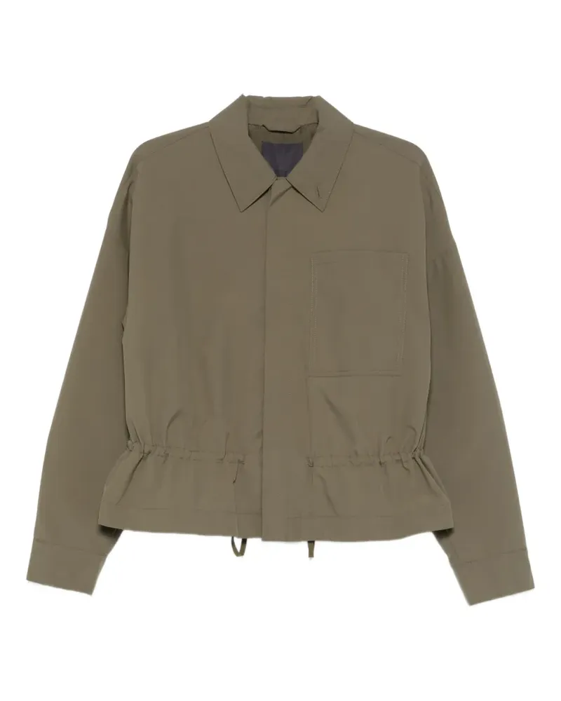 tibi Jacke mit Kellerfalten - Grün Grün