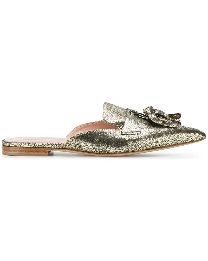 Alberta Ferretti Mia' Mules - Metallic Metallic