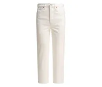 Gerade 'Ribcage' Jeans - Weiß