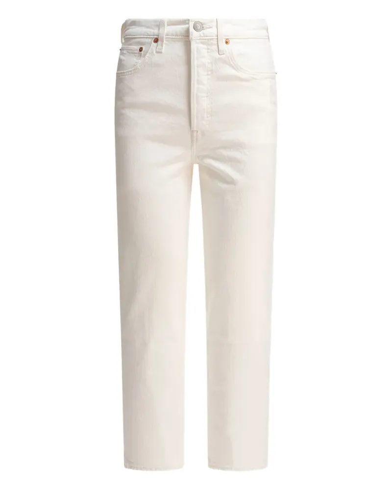 Levi's Gerade 'Ribcage' Jeans - Weiß Weiß