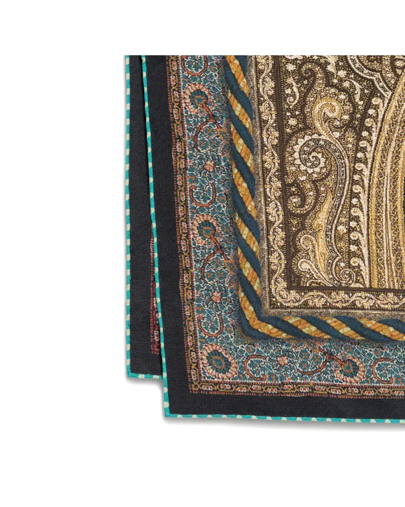 Pierre-Louis Mascia Schal mit Paisley-Print - Braun Braun