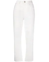 Jacob Cohën Jane Cropped-Schlagjeans Weiß