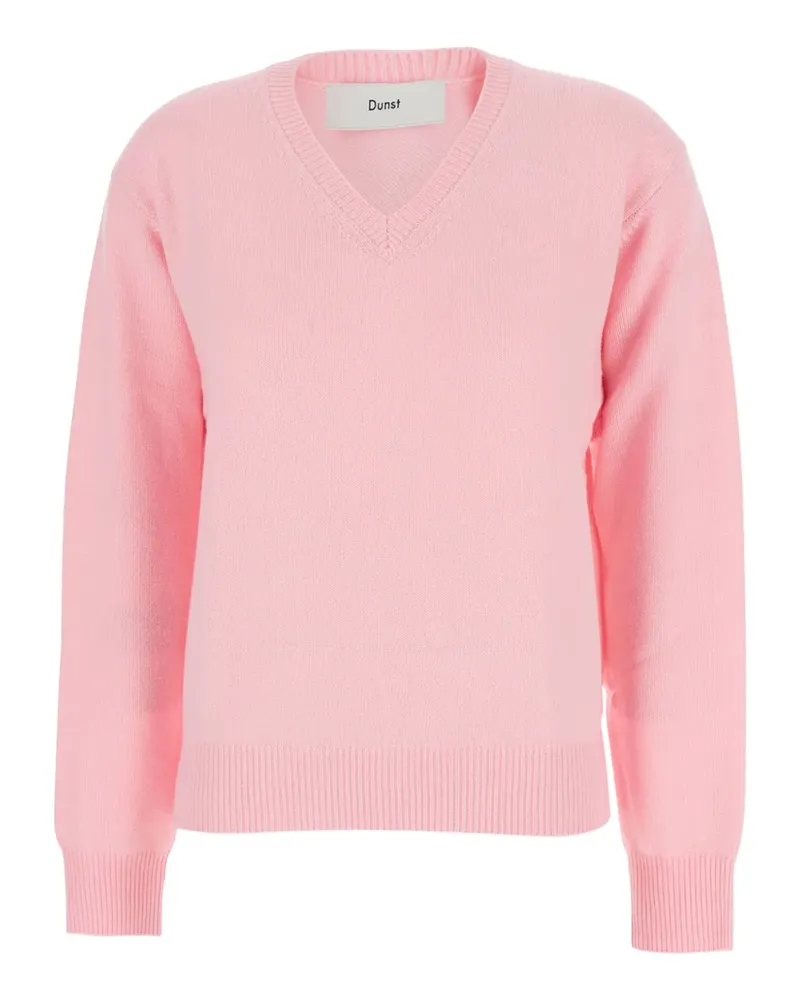 Dunst Pullover mit V-Ausschnitt - Rosa Rosa
