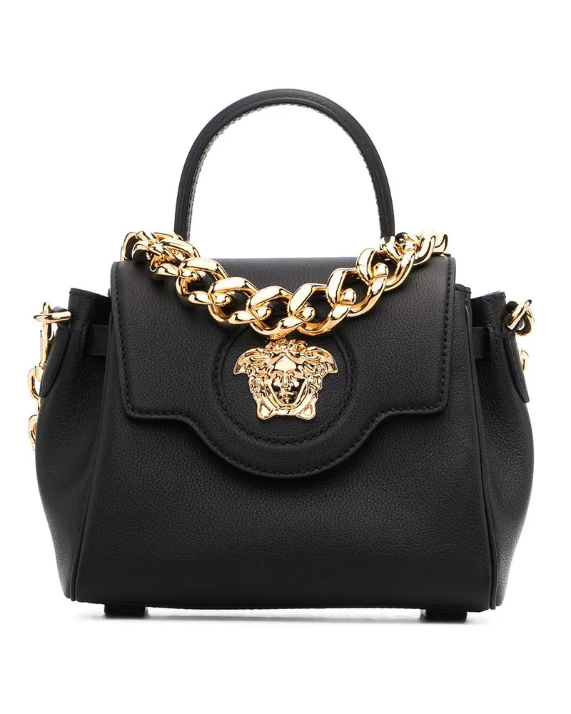 Versace small La Medusa top-handle bag - Schwarz Schwarz