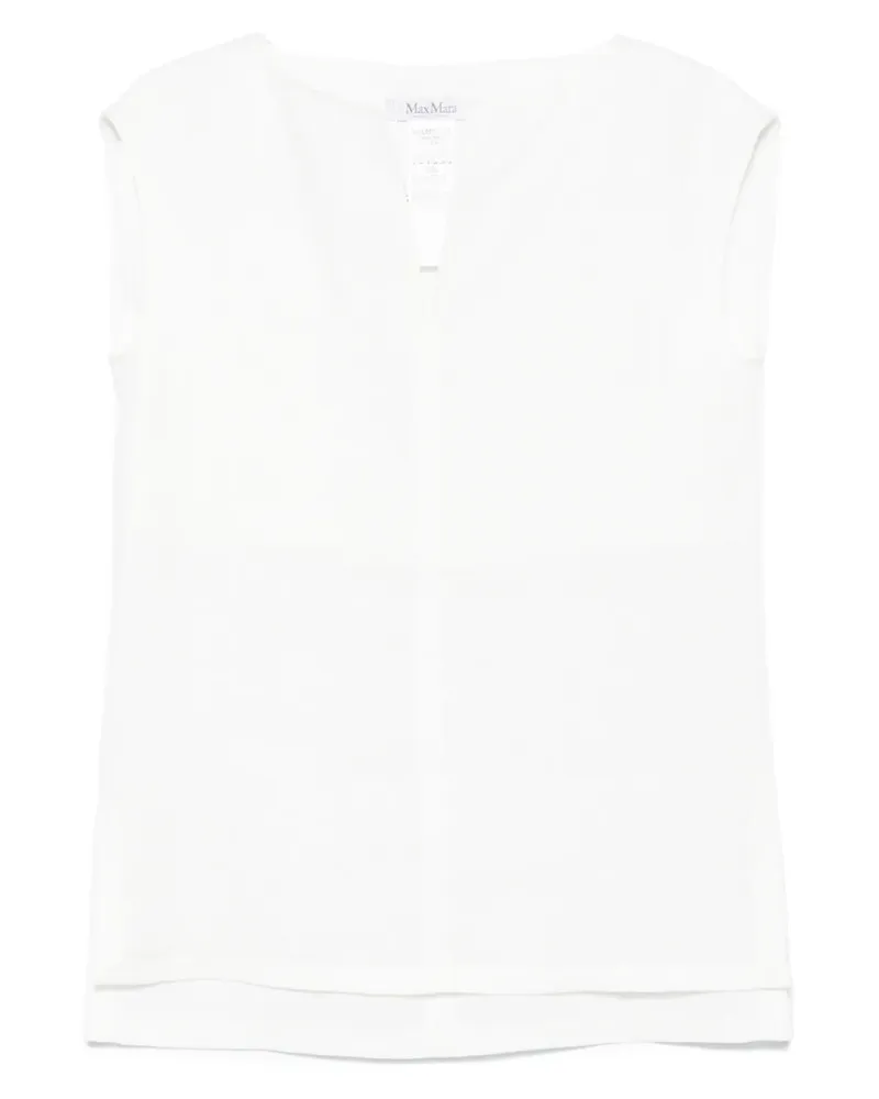 Max Mara Colimbo Oberteil - Weiß Weiß