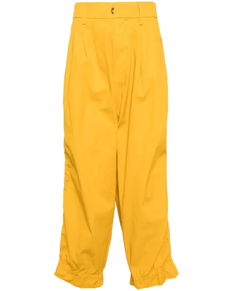 kolor Klassische Tapered-Hose - Gelb Gelb