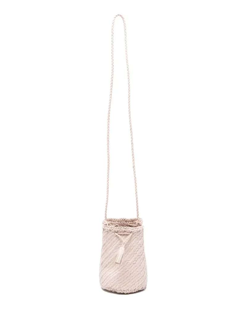 Dragon Diffusion leather bucket bag - Nude Nude