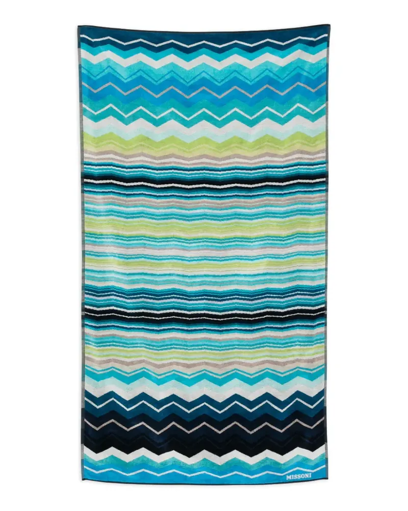 Missoni Home Klassisches Strandtuch - Blau Blau