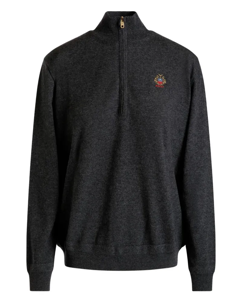 Bally Sweatshirt mit Logo-Stickerei - Grau Grau