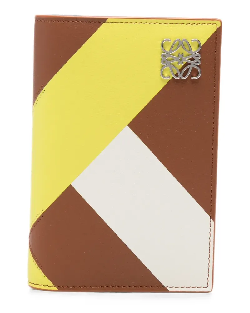 Loewe Geometrische Anagram Pass-Etui - Braun Braun
