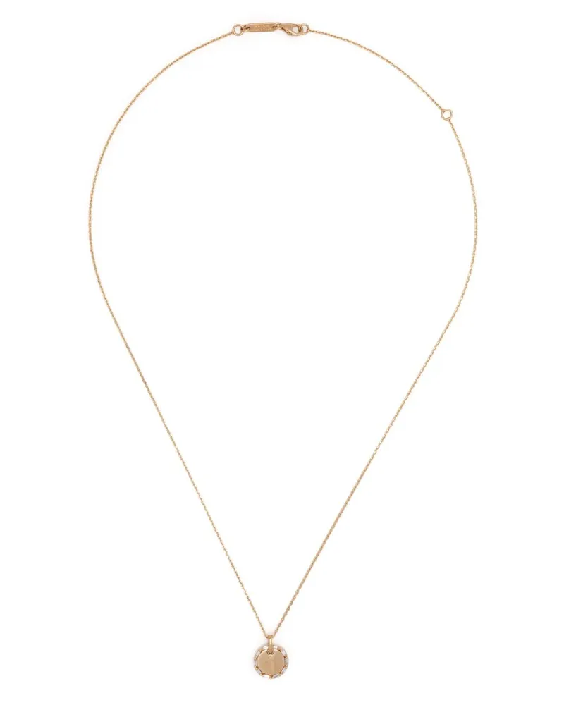 Suzanne Kalan 18kt Circle Gelbgoldhalskette mit Diamanten Gold