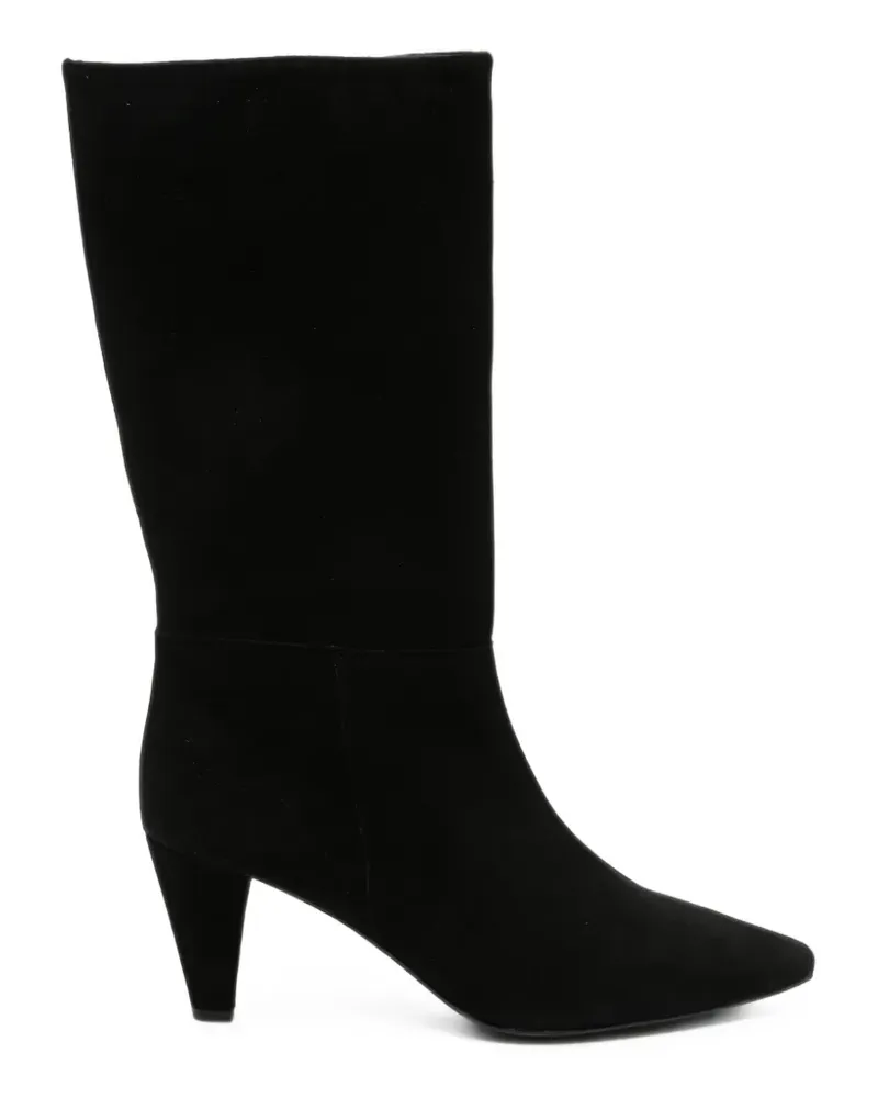 Unisa Laia BS pointed-toe suede boots - Schwarz Schwarz