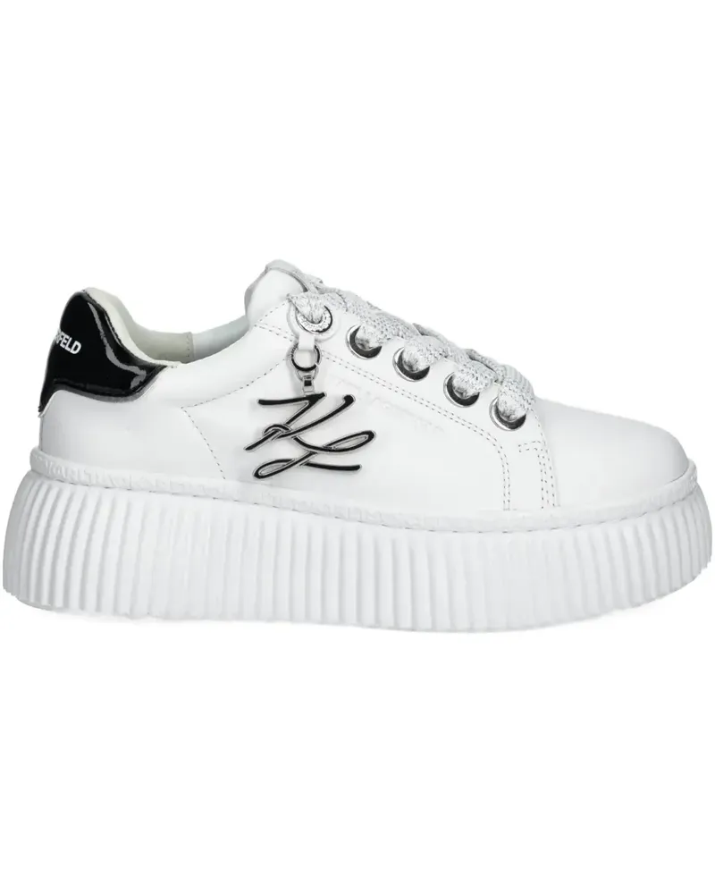 Karl Lagerfeld Kreeper Sneakers - Weiß Weiß