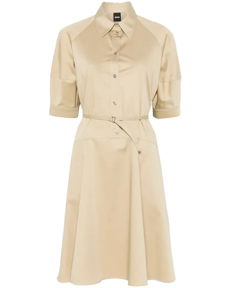 HUGO BOSS Delaurena Minikleid - Nude Nude