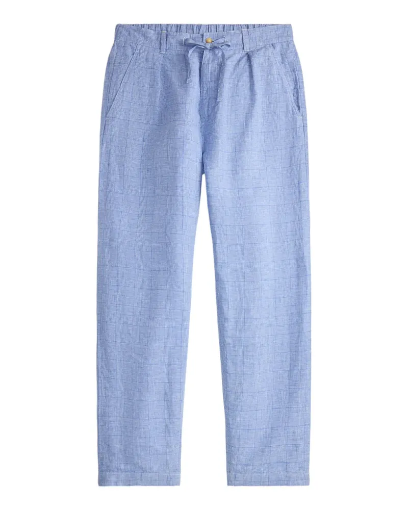 Ralph Lauren Leinenhose mit Bundfalten - Blau Blau