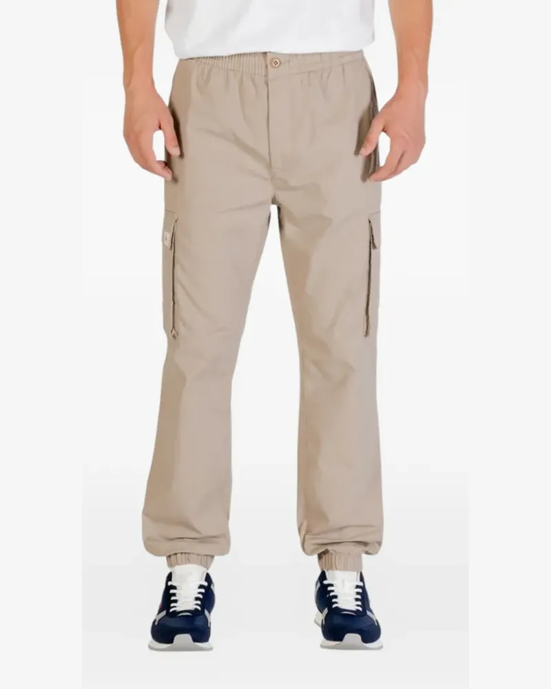 Calvin Klein elasticated-waistband cargo pants - Nude Nude