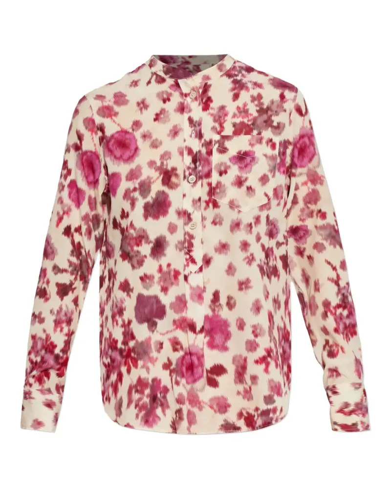Isabel Marant Bluse mit aufgesetzter Tasche - Nude Nude