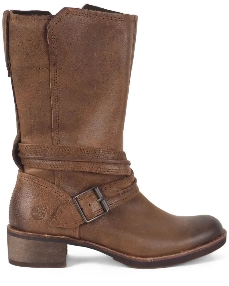 Timberland Whittemore Mid Side-Zip "Dark Brown" Stiefel - Braun Braun