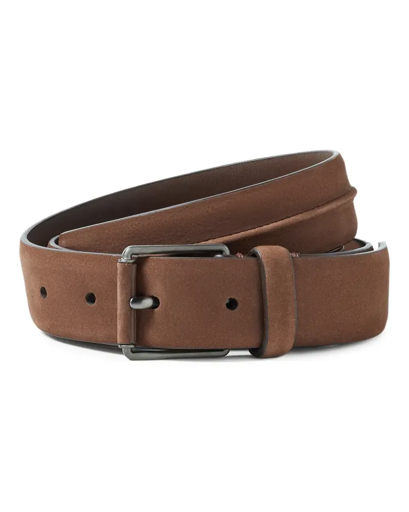 Ermenegildo Zegna Gürtel aus Nubukleder - Braun Braun