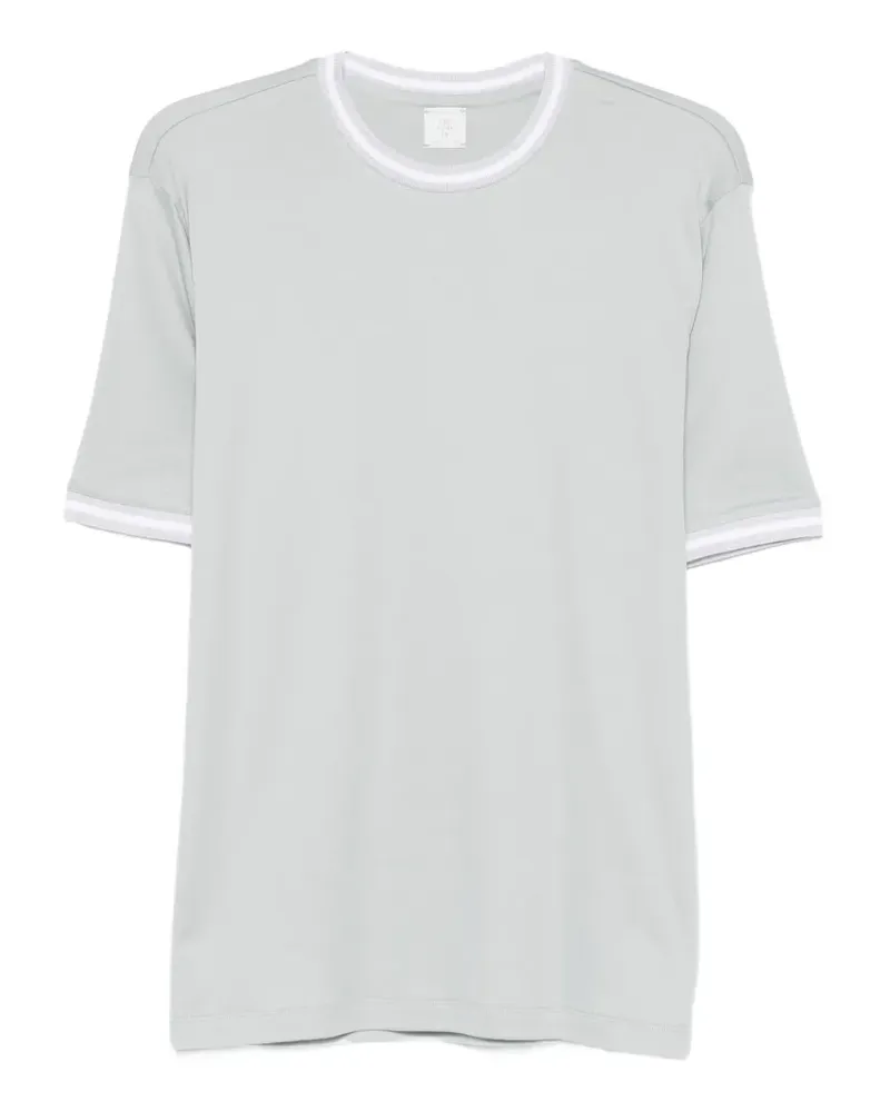 Eleventy T-Shirt mit Ringdetail - Grau Grau