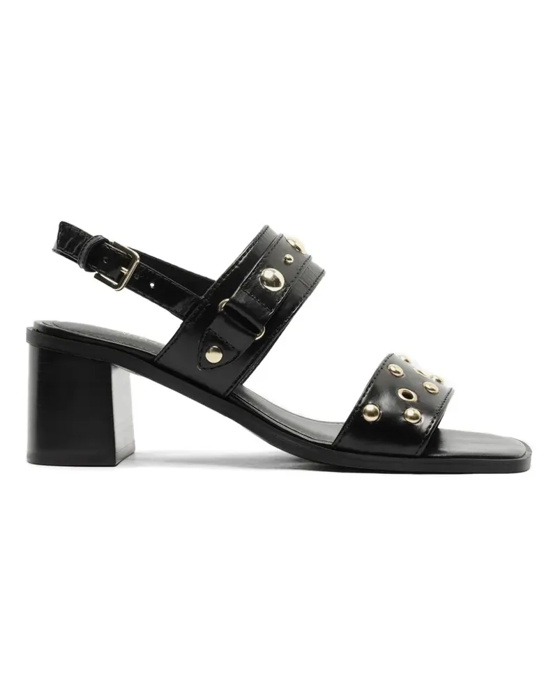 AREZZO stud-embellished leather sandals - Schwarz Schwarz