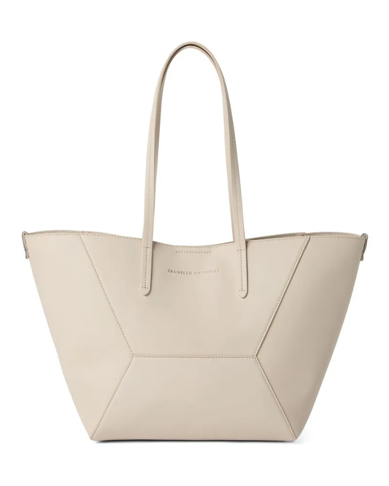 Brunello Cucinelli Kleine BC Duo Tote Bag - Nude Nude