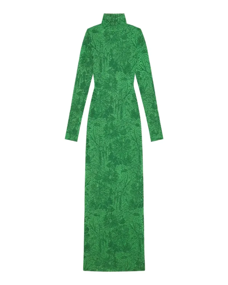 Givenchy floral-pattern maxi dress - Grün Grün
