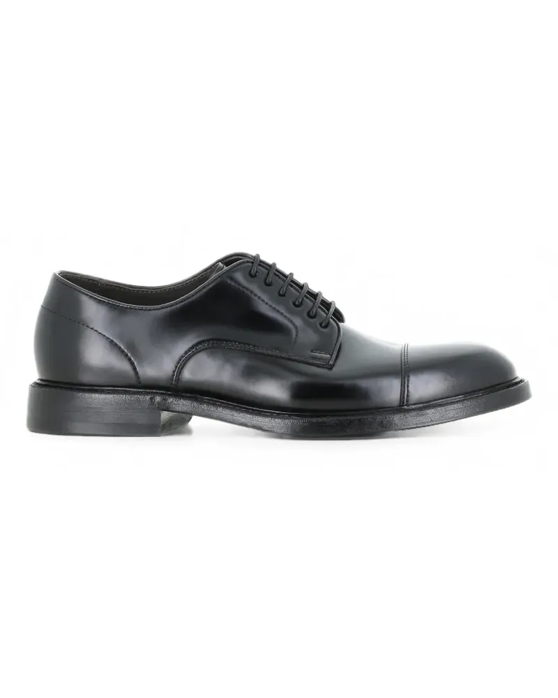 Green George Derby-Schuhe mit angeschnittener Kappe - Schwarz Schwarz
