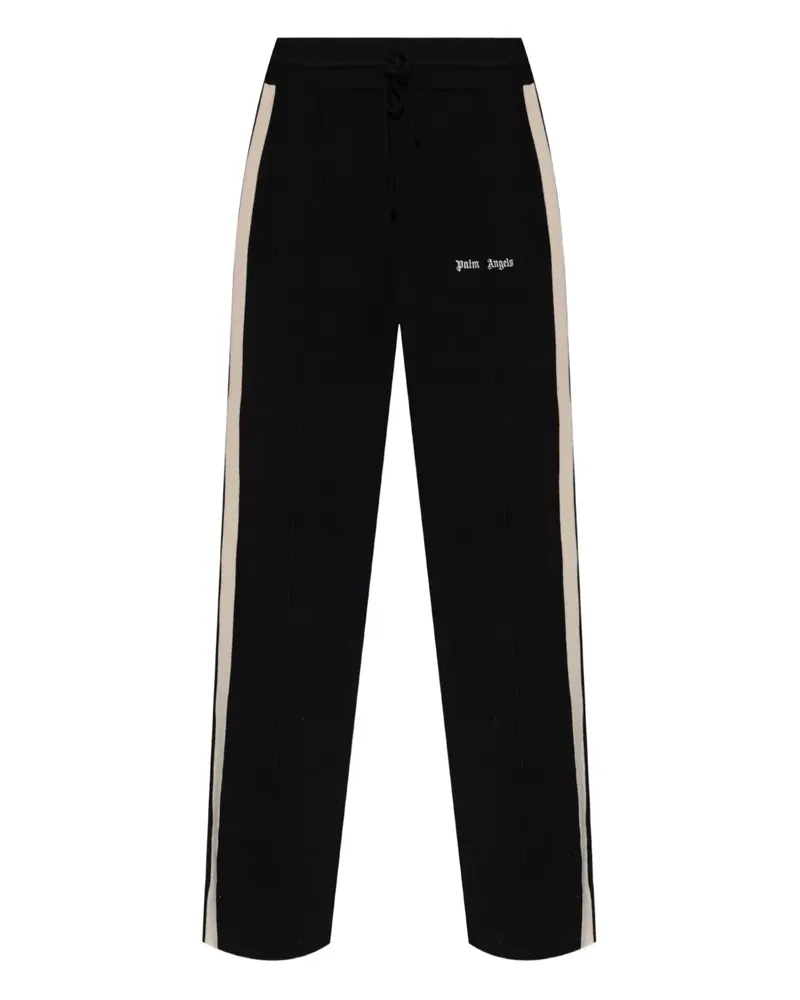 Palm Angels Jogginghose mit Logo-Stickerei - Schwarz Schwarz