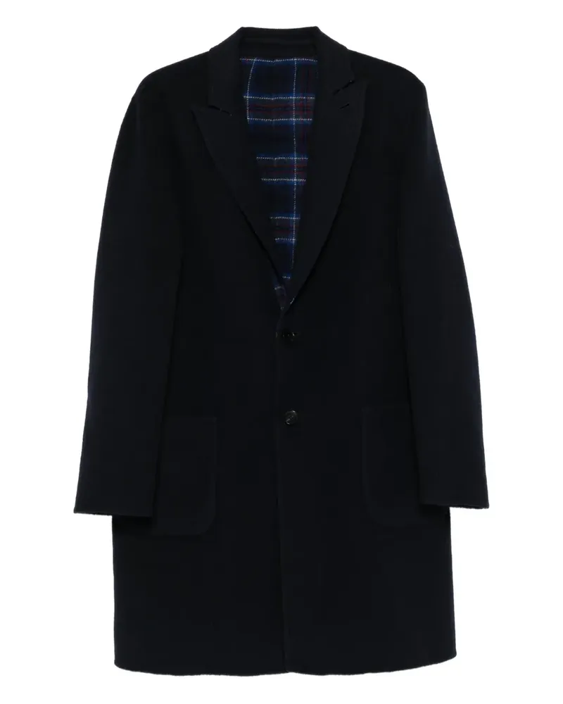 Etro Mantel mit Knopfverschluss - Blau Blau