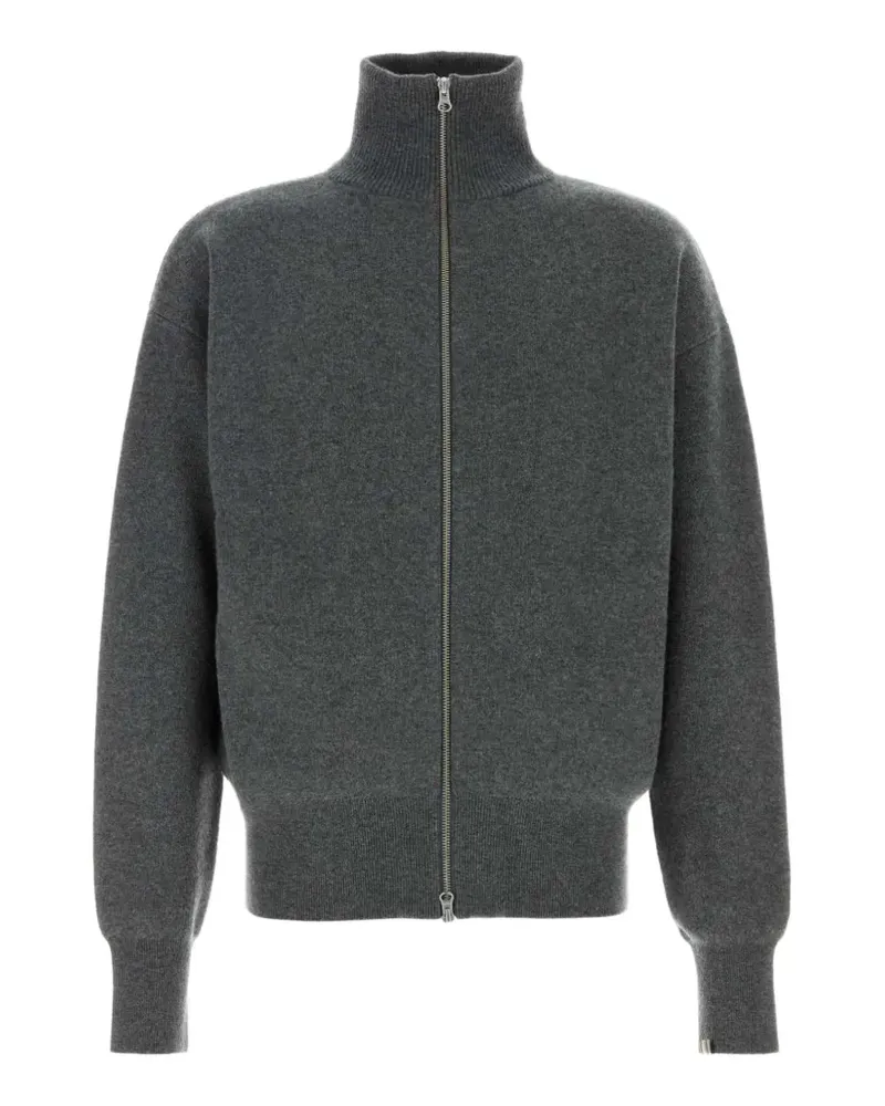 extreme cashmere N°319 cashmere zip-up cardigan - Grau Grau