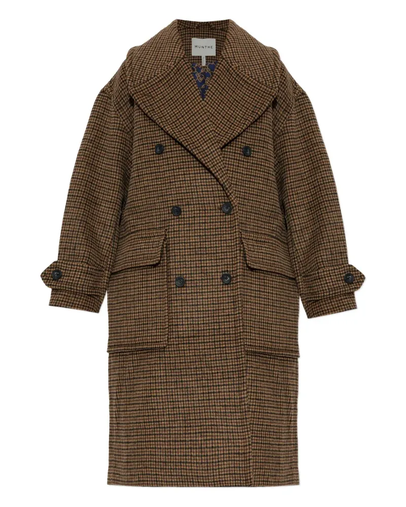 MUNTHE Libasto double-breasted coat - Braun Braun